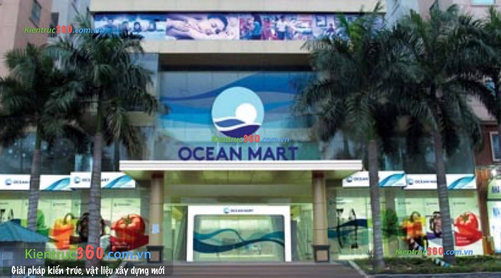 vách ngăn siêu thị Ocean Mart