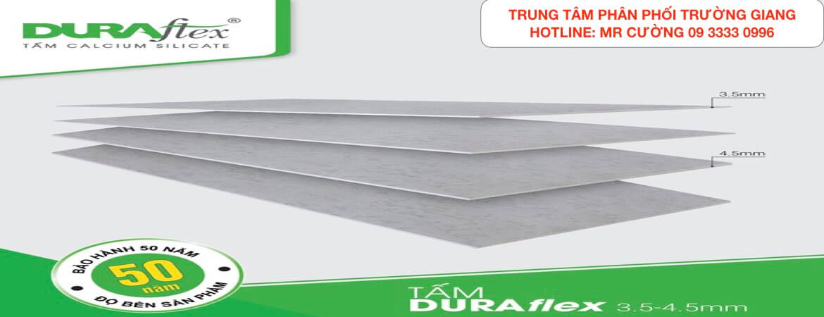 Ứng dụng tấm xi măng Duraflex từ 3,5mm-4,5mm