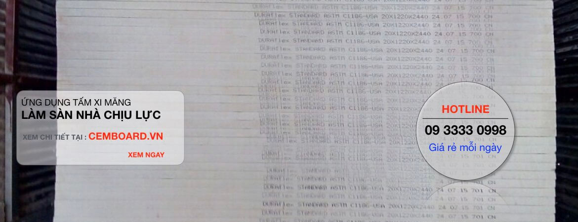 Độ dầy tấm cemboard làm sàn Độ dầy tấm cemboard làm sàn